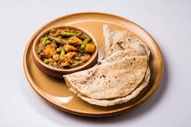 Seasonal Veg Roti Combo